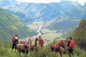 El sistema vial tiene 108 kil&oacute;metros en Ecuador, que se conectan con Argentina, Bolivia, Chile, Colombia y Per&uacute;. Foto: Tomada de Arqueolog&iacute;a del Per&uacute;