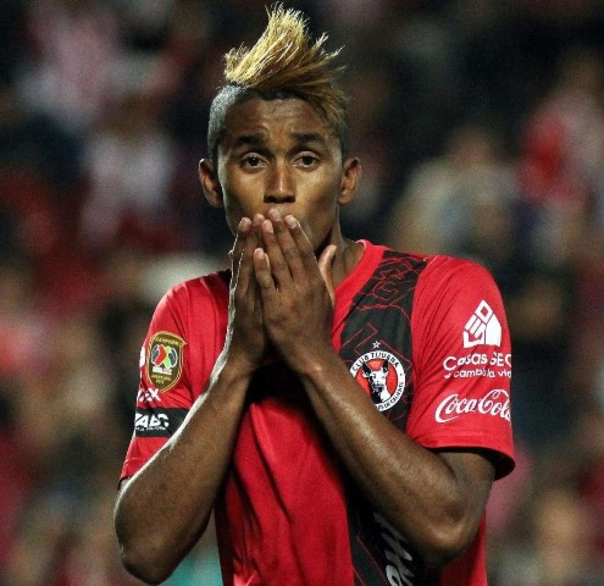 El goleador ecuatoriano marc&oacute; el empate de los Xolos. Foto: Internet