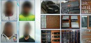 Operativo 'Impacto 68' deja 4 detenidos por robo y microtr&aacute;fico