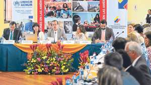 Al evento asistieron delegados de 11 pa&iacute;ses y autoridades del Alto Comisionado de las NN.UU. para los Refugiados (Acnur). Foto: Miguel Jim&eacute;nez.