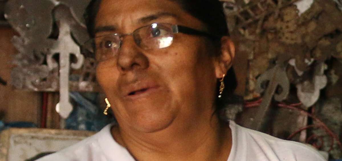 Desde hace 29 a&ntilde;os Lucila es una maestra de la herrer&iacute;a