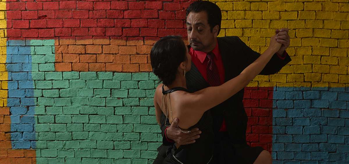 Vanessa Batallas es la pareja de baile de D&uacute;val Barrezueta, una balletista que cambi&oacute; su estilo al tango. Para el torneo ensayan 2 horas semanales.