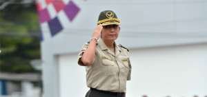 La general Tanya Varela Coronel asumi&oacute; el mando de la Polic&iacute;a de la Zona 8 (Guayaquil, Dur&aacute;n y Samborond&oacute;n) el 10 de junio de 2015.