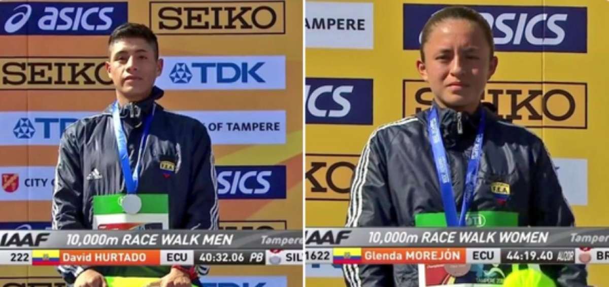 Ecuador, entre los 30 mejores del medallero del Mundial de Atletismo Sub-20