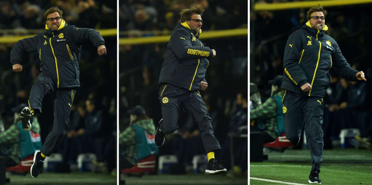 E entrenador del equipo, J&uuml;rgen Klopp, festej&oacute; airosamente el triunfo de sus dirigidos que eran &uacute;ltimos de la tabla. Foto: AFP