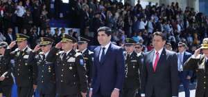El vicepresidente de la Rep&uacute;blica, Otto Sonnenholzner, presidi&oacute; la ceremonia de cambio de mando en la Comandancia General de Polic&iacute;a.