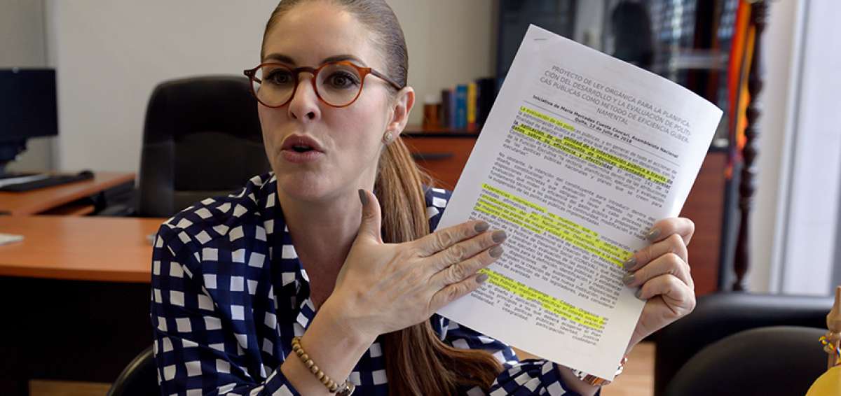 Mar&iacute;a Mercedes Cuesta, asamble&iacute;sta por Fuerza Ecuador.