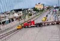 Siniestro de tránsito en Machala deja una persona herida