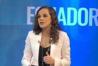 La ministra de Educación, María Brown. 