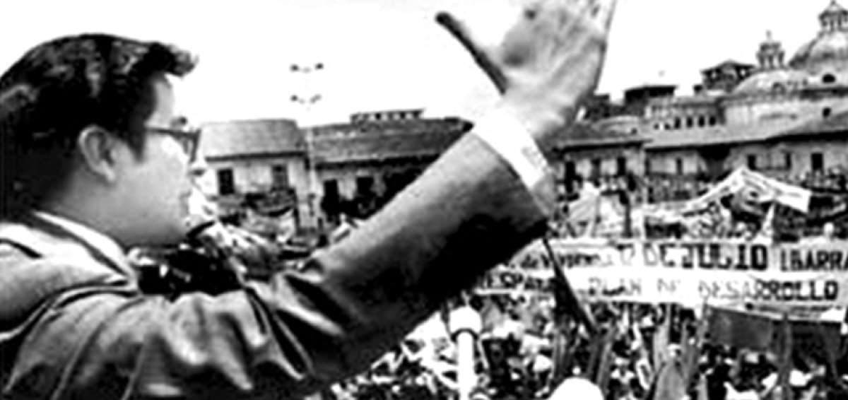 LA CAMPA&Ntilde;A DE 1978 Jaime Rold&oacute;s recorri&oacute; buena parte del Ecuador durante la intensa campa&ntilde;a electoral.