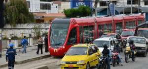 El tranv&iacute;a realiz&oacute; pruebas la semana anterior en diversos puntos de Cuenca.