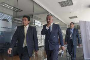 Alexis Mera, secretario jur&iacute;dico de la Presidencia, se&ntilde;al&oacute; que el nuevo paquete de enmiendas se presentar&aacute; en los pr&oacute;ximos d&iacute;as. Foto: John Guevara/ EL TEL&Eacute;GRAFO. 