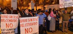 Moradores del barrio San Jos&eacute; del Condado se oponen a los Quito Cables