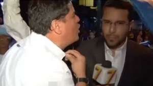 Agresi&oacute;n a periodista de Ecuador Tv