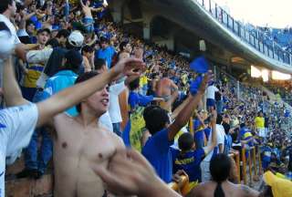 Gesto racista de un hincha de Boca Juniors quedó grabado en video
