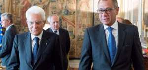 El encuentro se realiz&oacute; en el Palacio de Quirinal, en Roma.