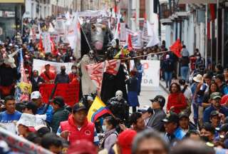 Los lugares de concentración de las marchas son: Caja del Seguro, puente del Guambra, plaza de Santo Domingo y parque El Arbolito.