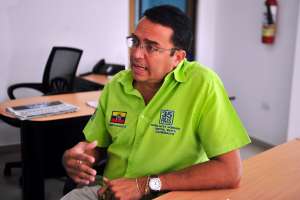  Roberto Salazar Bracco, coordinador de la central Manta.