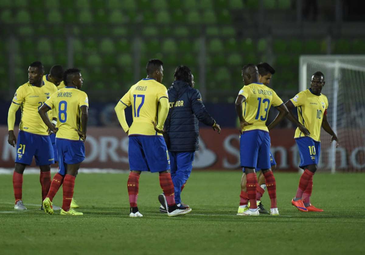 Seleccionados de Ecuador solo han anotado dos goles en la Copa Am&eacute;rica. Foto: AFP