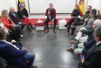 Presidente Guillermo Lasso mantuvo reuniones en España previo al Foro Económico Mundial