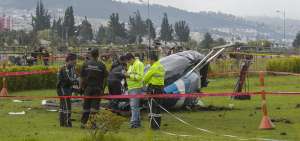 Por un desperfecto, el pasado 4 de marzo el helic&oacute;ptero de la Polic&iacute;a se accident&oacute; a pocos metros de aterrizar en el parque Bicentenario de Quito.  