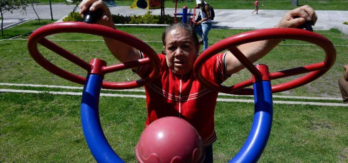 El parque La Carolina cuenta con varios espacios para la realizaci&oacute;n de ejercicio f&iacute;sico.