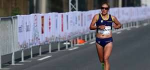 La fondista ambate&ntilde;a Rosalba Chacha cuenta con el r&eacute;cord nacional en la marat&oacute;n con un tiempo de 2 horas, 32 minutos y 45 segundos.