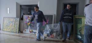 Personal de la Fiscal&iacute;a y la Polic&iacute;a allanaron el 18 de agosto de 2017 el departamento de Ramiro G., de donde decomisaron bienes y documentos.