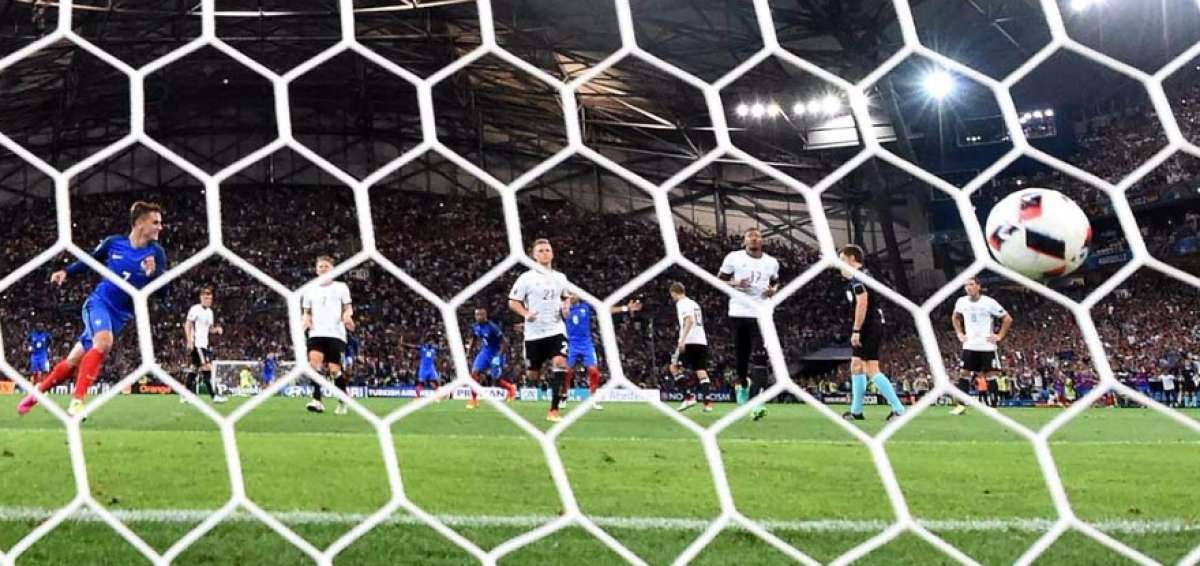 Im&aacute;genes del partido entre Alemania vs. Francia en semifinal de la Eurocopa