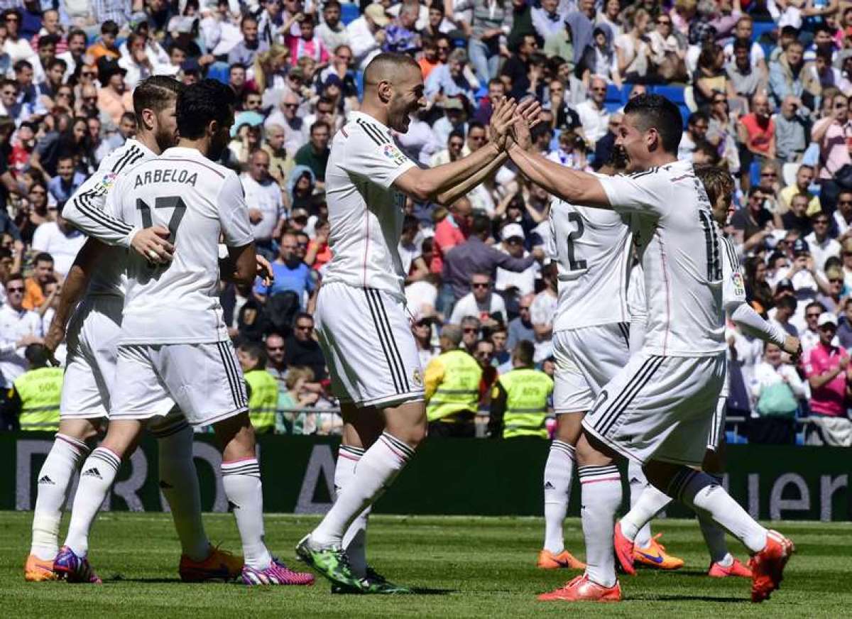 El colombiano tambi&eacute;n elogi&oacute; al protagonista del encuentro, el portugu&eacute;s Cristiano Ronaldo y sus cinco goles. Foto: Agencia AFP