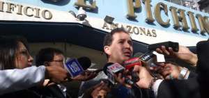 Villacr&eacute;s ofreci&oacute; declaraciones antes de presentar la denuncia en la Fiscal&iacute;a Distrital.