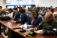 La audiencia se realizó en el Complejo Judicial Norte de Quito