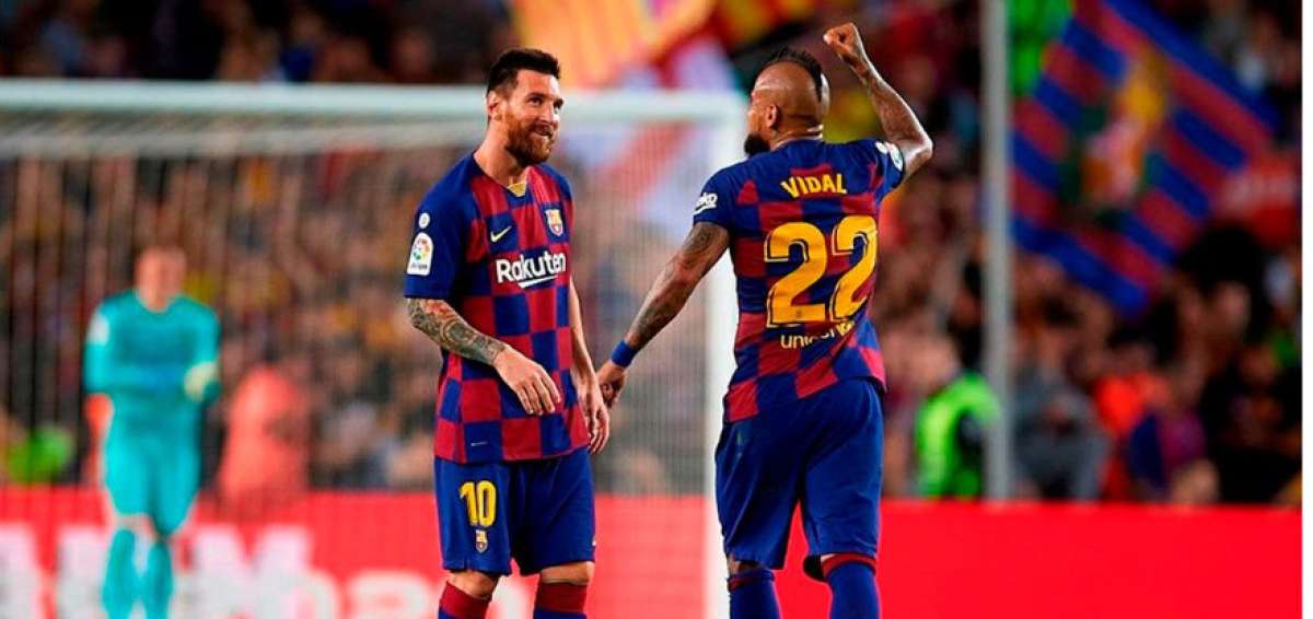Leo Messi se despide de Arturo Vidal: "Te vamos a extra&ntilde;ar"