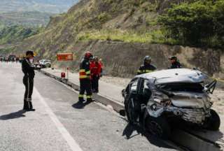 El accidente ocurrió en la vía Panamericana Norte a la altura de Guayllabamba en mayo pasado. 