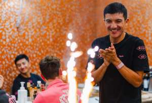 Richard Carapaz festejó su cumpleaños