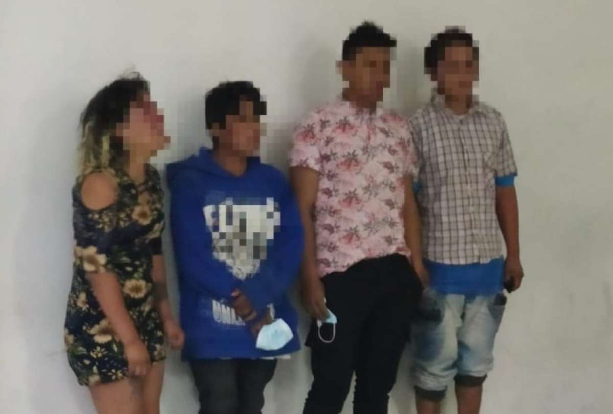 Cuatro delincuentes fueron detenidos en Puembo