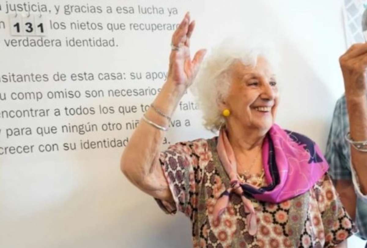 El nieto número 132 fue identificado por la organización Abuelas de Plaza de Mayo.