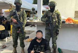 Alias &#039;Boris&#039; fue capturado por las Fuerzas Armadas en un operativo en El Empalme.