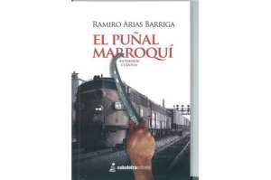 Portada de El pu&ntilde;al Marroqu&iacute;, &uacute;ltimo libro de Ramiro Arias Barriga, publicado por Eskeletra, 2014. Imagen: Tribal - Alfredo Ruales