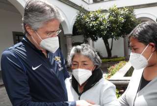 Presidente Lasso ser reunió con Martha, quien perdió su quisco en las manifestaciones
