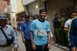 Beckham ha sido embajador del Fondo de las Naciones Unidas para la Infancia (UNICEF) durante 11 a&ntilde;os. Foto: LaNaci&oacute;n.com