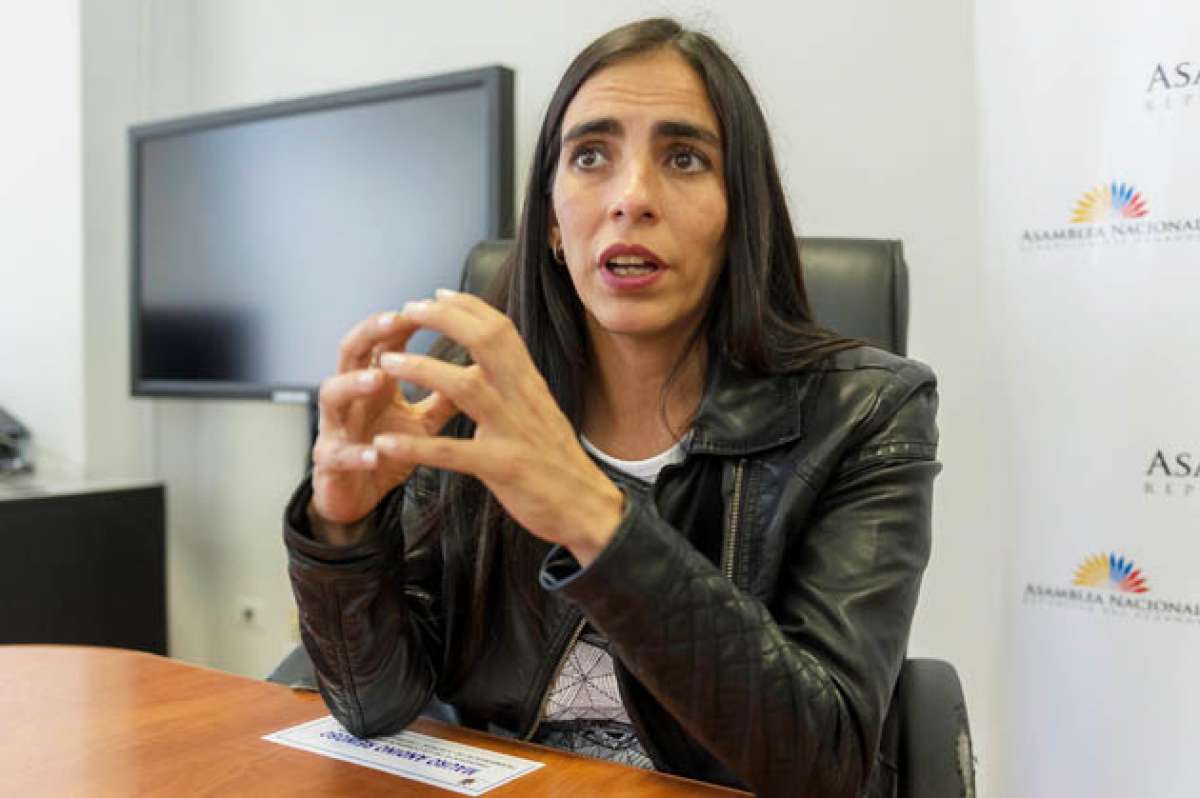 Gabriela Monta&ntilde;o, presidenta de la C&aacute;mara de Diputados de Bolivia. Foto: Miguel Jim&eacute;nez/El Tel&eacute;grafo