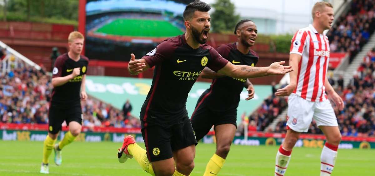 El City de Pep golea 4-1 al Stoke con dobletes de Ag&uuml;ero y Nolito en la Premier