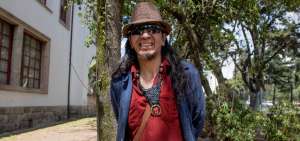 El m&uacute;sico Patricio Recalde, miembro del Colectivo Quito Blues, es uno de los organizadores del evento que se realiza en la Casa de la Cultura Ecuatoriana.