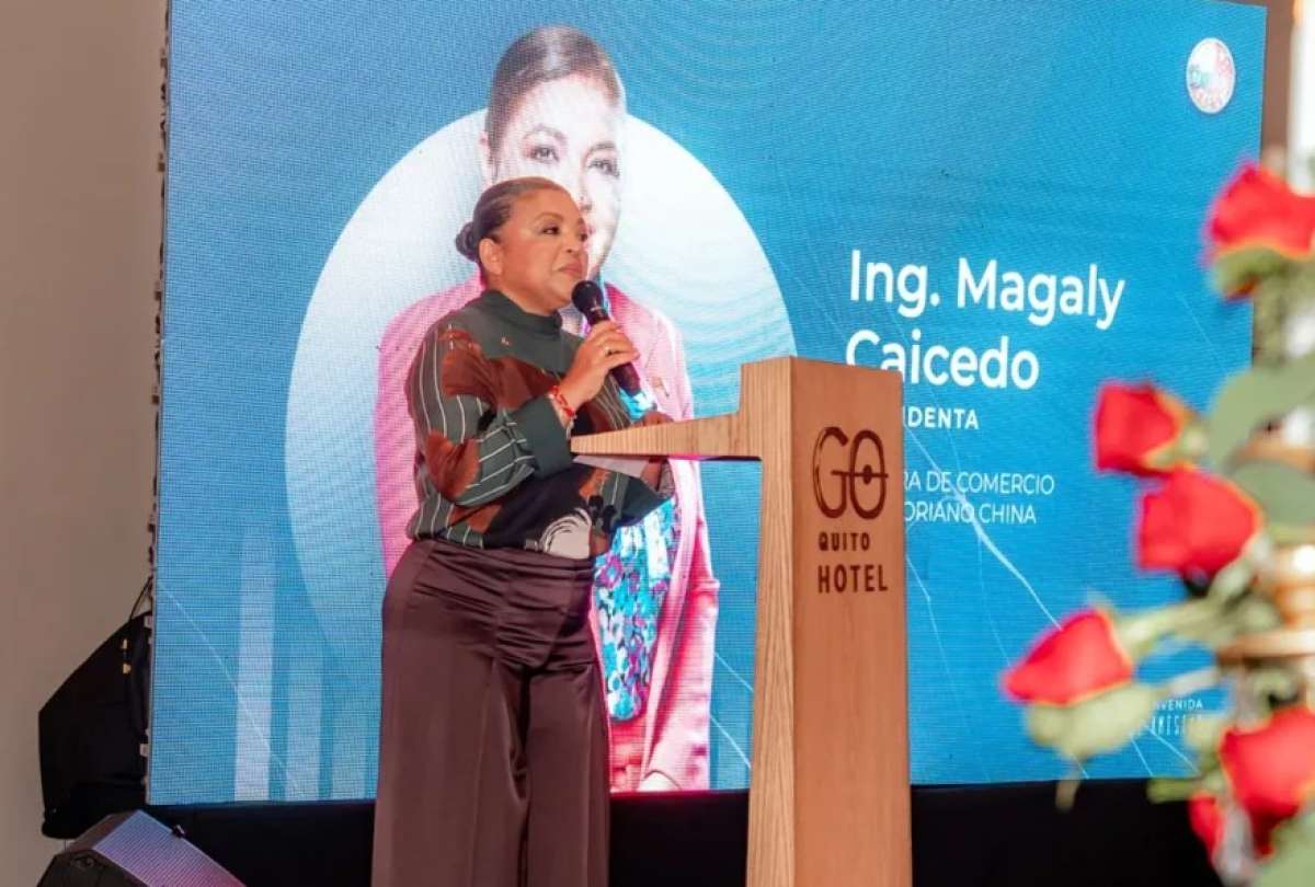 Magaly Caicedo, presidenta de la Cámara de Comercio Ecuatoriano China, calificó como positivo el 2025 para las relaciones entre Ecuador y China. 