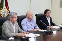El vicepresidente Alfredo Borrero encabezó el Gabinete Sectorial en Santo Domingo. 