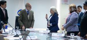 La funcionaria fue posesionada en la primera sesi&oacute;n oficial del organismo.