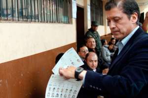 Rodrigo Esp&iacute;n, candidato a la reelecci&oacute;n a la Alcald&iacute;a de Latacunga por Pa&iacute;s. Foto: El Tel&eacute;grafo