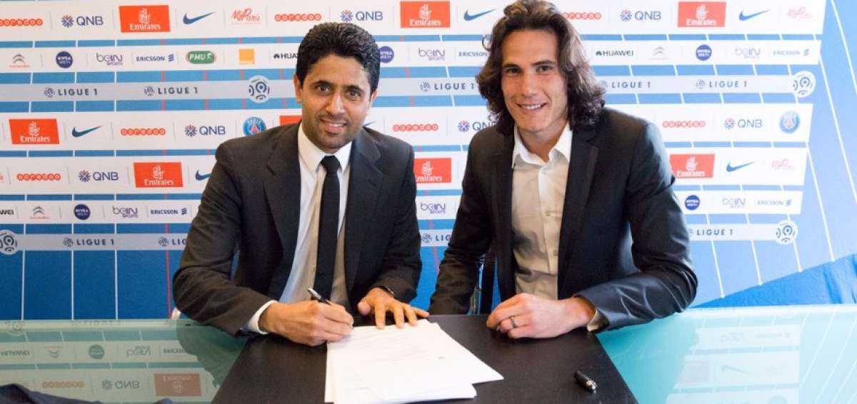 Edinson Cavani renueva con el Par&iacute;s SG hasta 2020