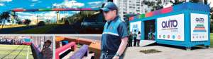 El uso inicial de una paleta multicolor ha dado paso, durante la actual Alcald&iacute;a, a combinaciones en las que predomina el azul turquesa o cardenillo. Foto: Grupo de fot&oacute;grafos de El Tel&eacute;grafo